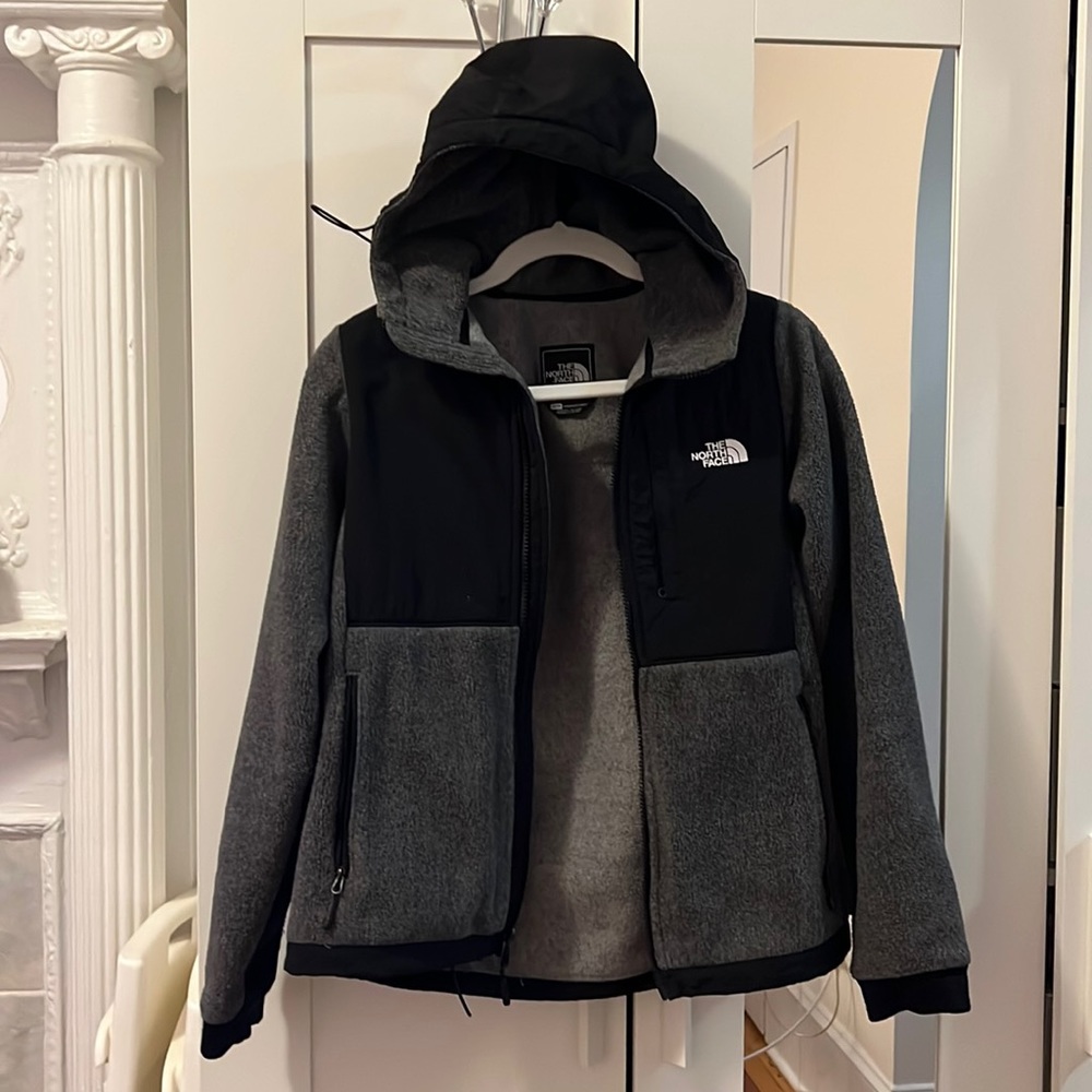 Womens Denali 2 hoodie charcoal grey heather xs fleece